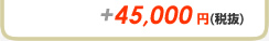 ＋45,000円